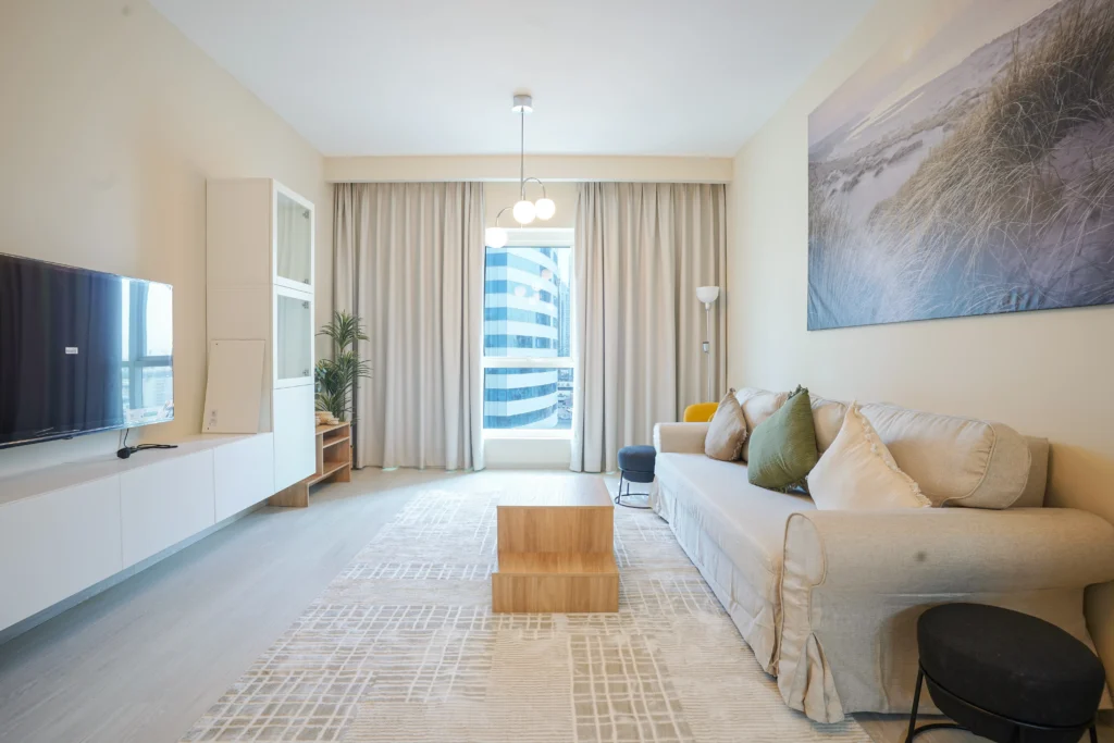 Lake Point Tower JLT Living Room